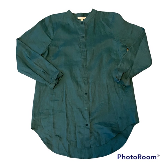 Eileen Fisher Mandarin Collar Tunic - Picture 3 of 12